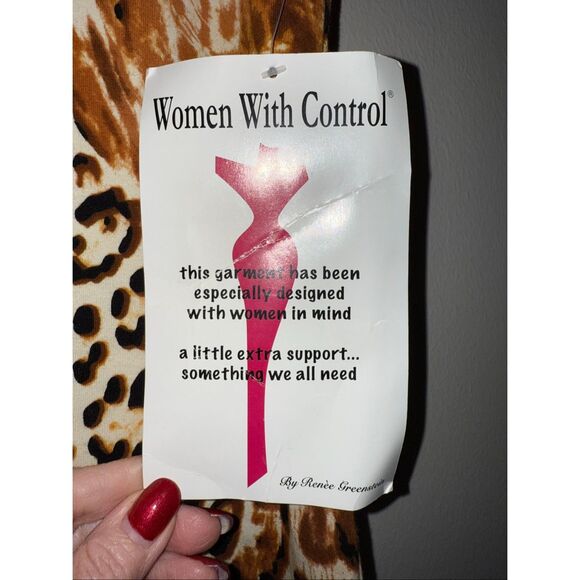 Women With Control Size S Fitted Shapewear Dress Mixed Animal Print Slimming NWT - Picture 5 of 9